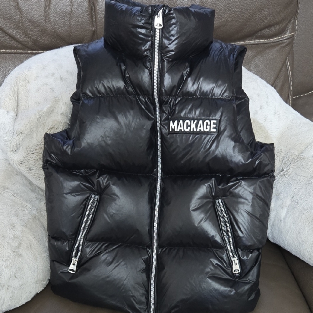 Mackage Kids Black Puffer Vest